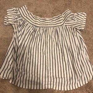 Off the shoulder flowy top